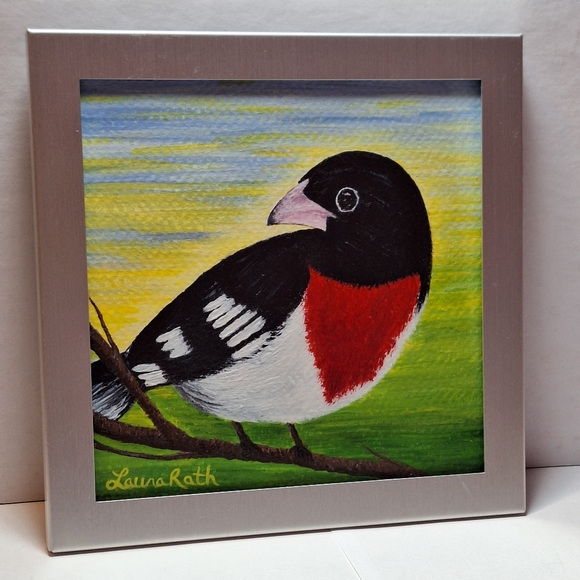 "Bliss" Hand-painted Acrylic Painting - Picture 2 of 15